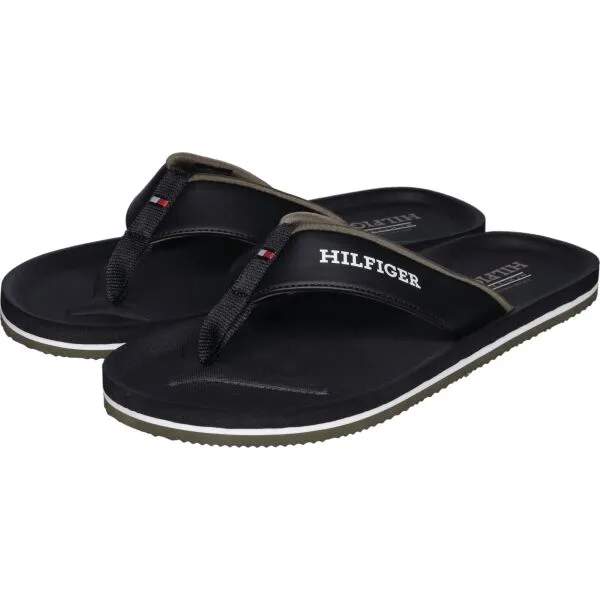 Tommy Hilfiger PADDED COMFORT SANDAL Pánske žabky, čierna, veľkosť