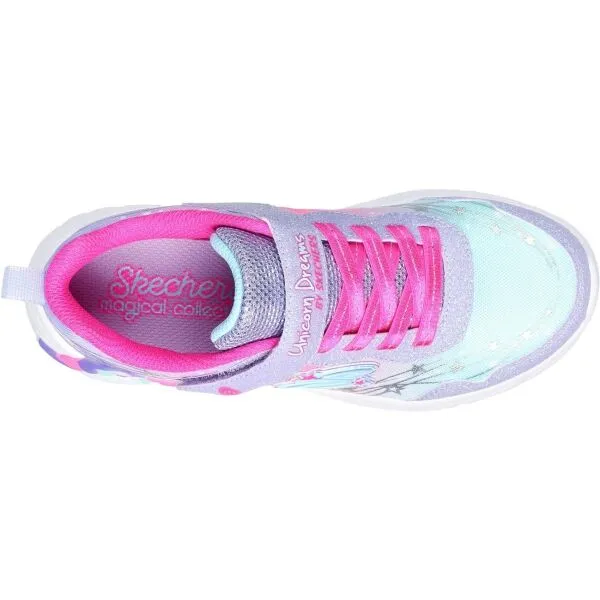 Skechers UNICORN Dievčenská vychádzková obuv, fialová, veľkosť