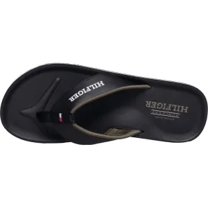 Tommy Hilfiger PADDED COMFORT SANDAL Pánske žabky, čierna, veľkosť
