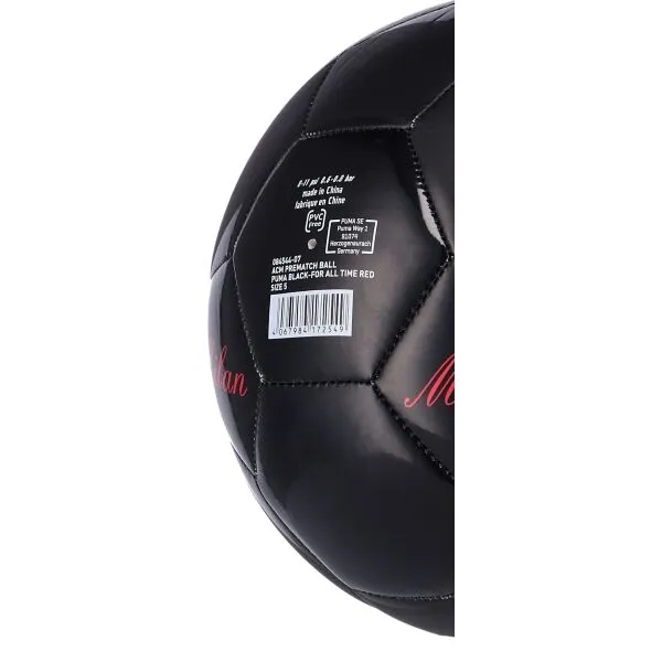 Puma AC MILAN PERMATCH BALL Futbalová lopta, čierna, veľkosť