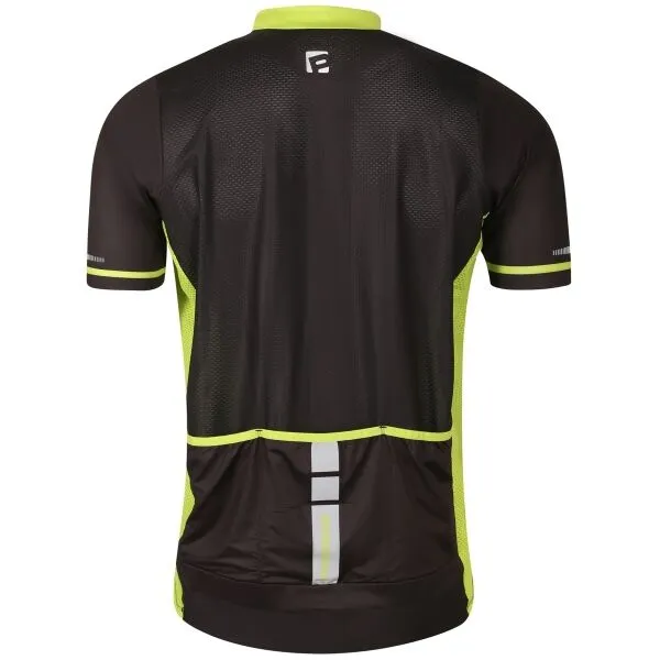 PROGRESS REPRESENT Pánsky cyklistický dres, čierna, veľkosť XXL