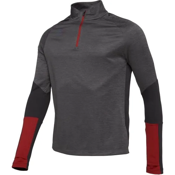 Umbro PRO TRAINING HALF ZIP TOP Pánska športová mikina, tmavo sivá, veľkosť