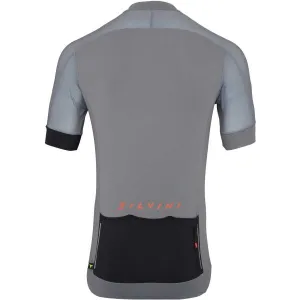 SILVINI CARNIO Pánsky celorozopínací cyklistický dres, sivá, veľkosť