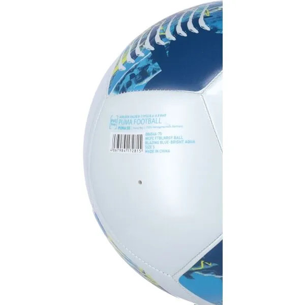 Puma MANCHESTER CITY FC NRGY BALL Futbalová lopta, svetlomodrá, veľkosť