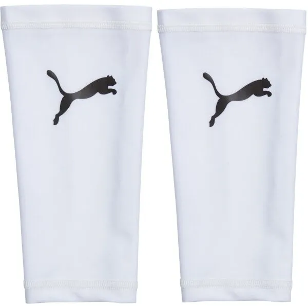 Puma ULTRA LIGHT SLEEVE Futbalové chrániče, biela, veľkosť
