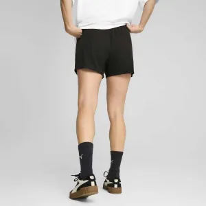Puma ESSENTIALS 4'' WOVEN SHORTS Dámske voľnočasové kraťasy, čierna, veľkosť