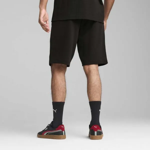 Puma ESSENTIALS+ LOGO LAB GRAPHIC SHORTS 10 Pánske teplákové kraťasy, čierna, veľkosť