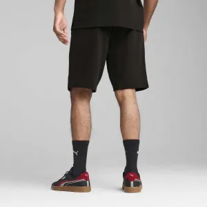 Puma ESSENTIALS+ LOGO LAB GRAPHIC SHORTS 10 Pánske teplákové kraťasy, čierna, veľkosť