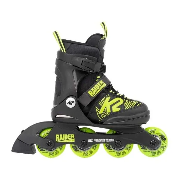 K2 RAIDER Detské inline korčule, čierna, veľkosť 35-40