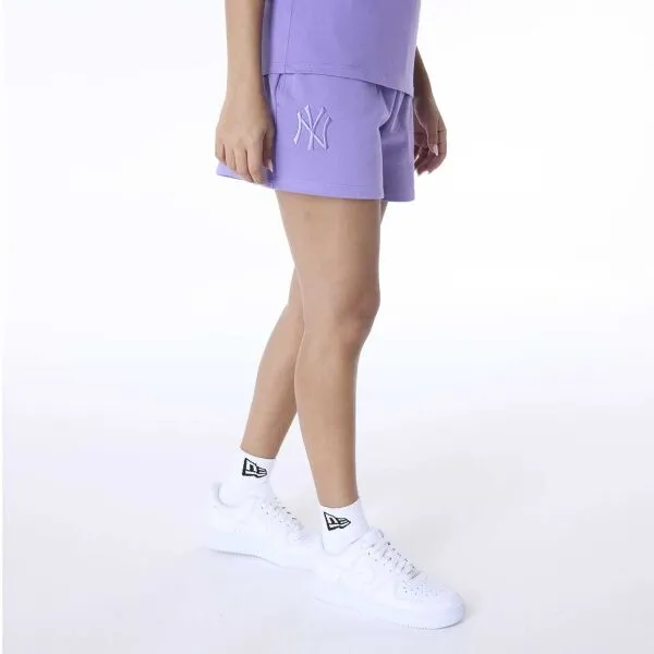 New Era WMNS MLB LEAGUE ESSENTIALS NEYYAN Dámske kraťasy, fialová, veľkosť