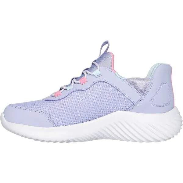 Skechers BOUNDER - SIMPLE CUTE Dievčenská vychádzková obuv, fialová, veľkosť