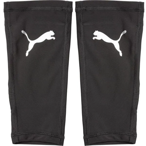 Puma ULTRA FLEX SLEEVE Detské futbalové chrániče, čierna, veľkosť
