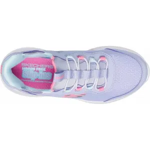 Skechers BOUNDER - SIMPLE CUTE Dievčenská vychádzková obuv, fialová, veľkosť