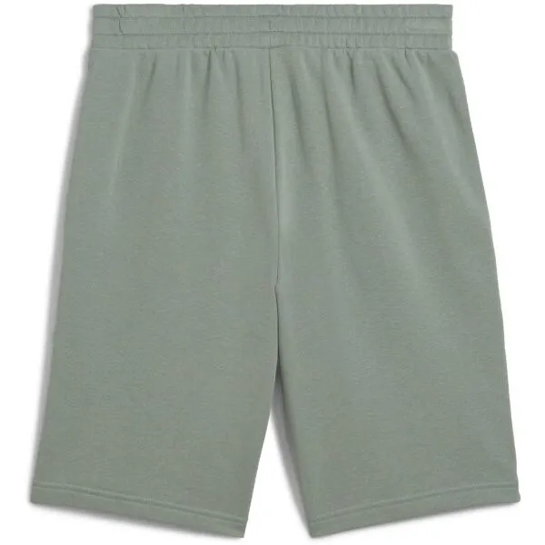 Puma ESSENTIALS+ LOGO LAB GRAPHIC SHORTS 10 Pánske teplákové kraťasy, zelená, veľkosť