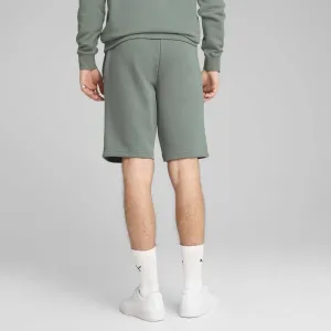 Puma ESSENTIALS+ LOGO LAB GRAPHIC SHORTS 10 Pánske teplákové kraťasy, zelená, veľkosť