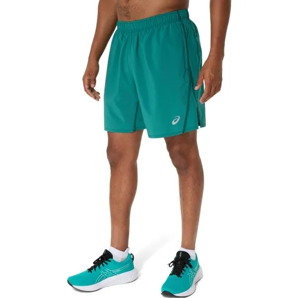 ASICS 7IN SHORT Pánske bežecké šortky, tmavo zelená, veľkosť