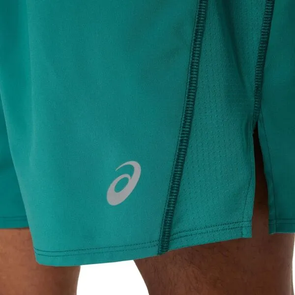 ASICS 7IN SHORT Pánske bežecké šortky, tmavo zelená, veľkosť