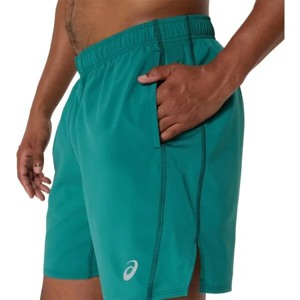 ASICS 7IN SHORT Pánske bežecké šortky, tmavo zelená, veľkosť