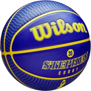 Wilson NBA PLAYER ICON OUTDOOR STEPHEN CURRY Basketbalová lopta, modrá, veľkosť