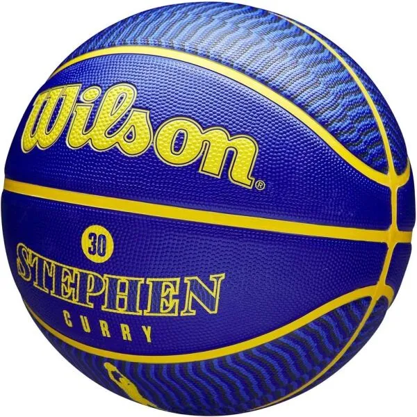 Wilson NBA PLAYER ICON OUTDOOR STEPHEN CURRY Basketbalová lopta, modrá, veľkosť