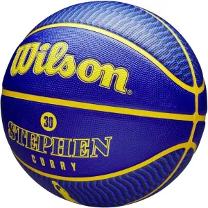 Wilson NBA PLAYER ICON OUTDOOR STEPHEN CURRY Basketbalová lopta, modrá, veľkosť