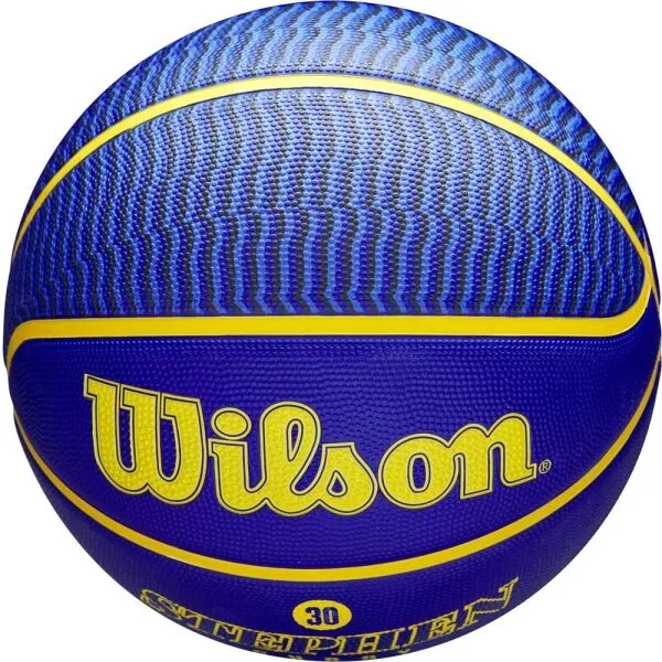 Wilson NBA PLAYER ICON OUTDOOR STEPHEN CURRY Basketbalová lopta, modrá, veľkosť
