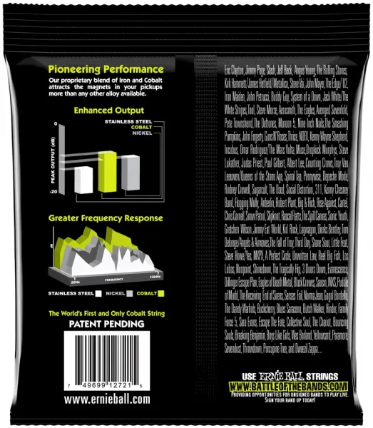 Ernie Ball 2728 Cobalt 7-String Regular Slinky