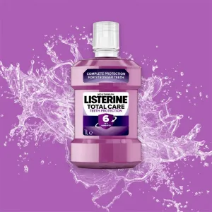 Listerine Total Care Teeth Protection ústna voda pre kompletnú ochranu zubov 6 v 1 1000 ml