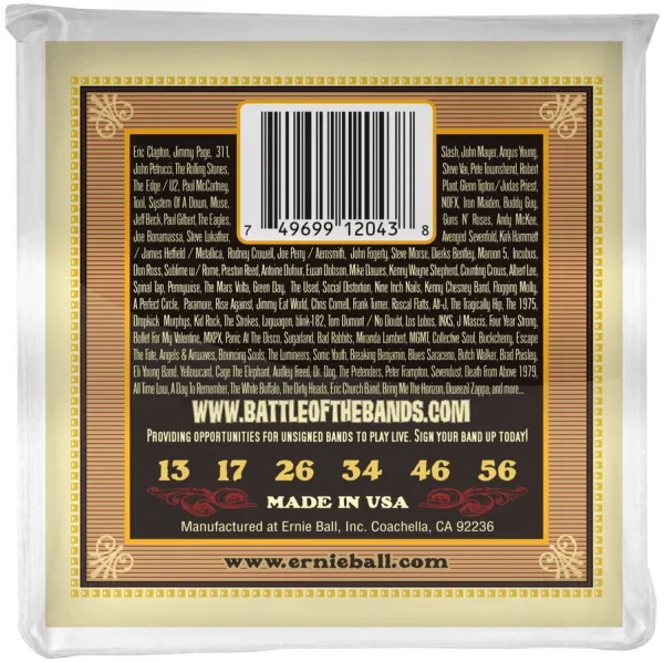 Ernie Ball 2043 Earthwood Silk & Steel Regular