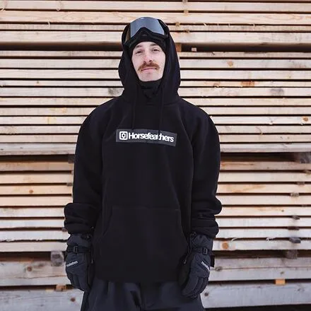 HORSEFEATHERS Mikina Drown LTD - black BLACK velikost S