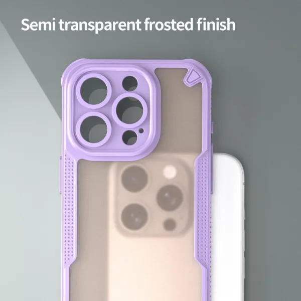ArmorShield Hybrid Kryt, iPhone 15 Pro, fialový