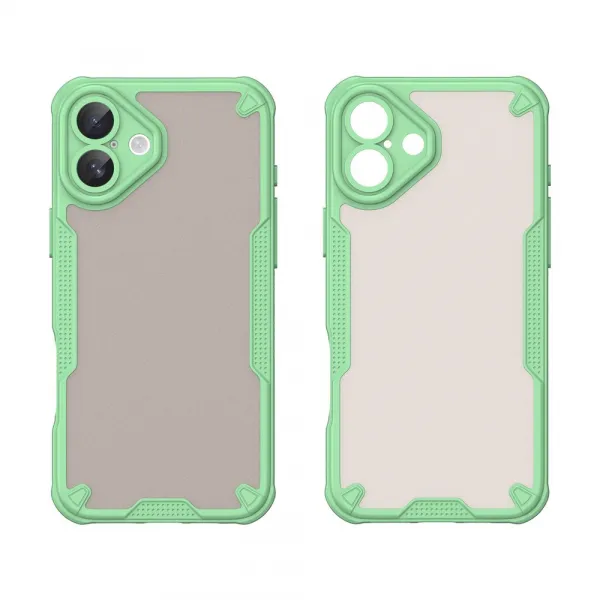 ArmorShield Hybrid Kryt, iPhone 16 Plus, zelený