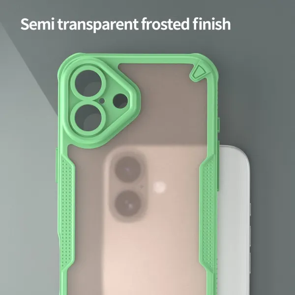 ArmorShield Hybrid Kryt, iPhone 16 Plus, zelený