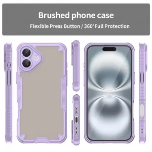 ArmorShield Hybrid Kryt, iPhone 16 Plus, fialový