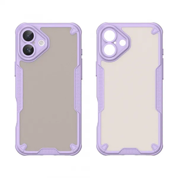 ArmorShield Hybrid Kryt, iPhone 16 Plus, fialový