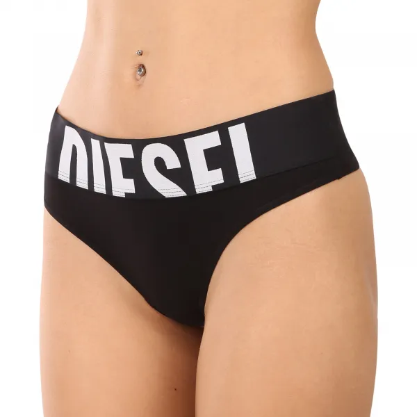 3PACK dámska tangá Diesel čierne (00SE0K-0HMAU-E4101) M