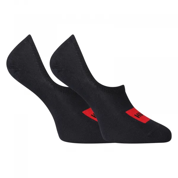3PACK ponožky HUGO nízke čierné (50496082 401) L