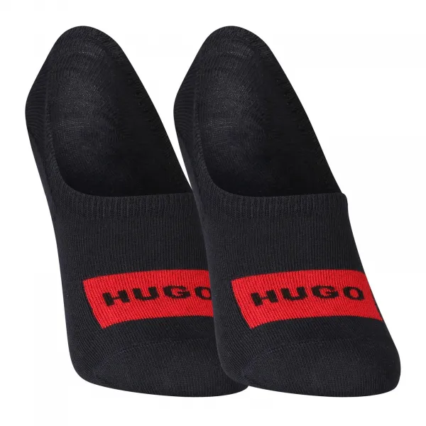 3PACK ponožky HUGO nízke čierné (50496082 401) L
