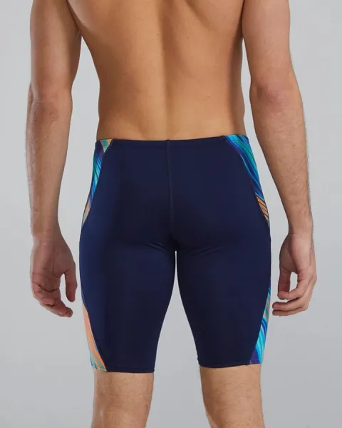 Tyr durafast elite jammer riptidal blue/orange 3xs - uk26