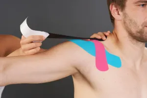 Temtex kinesio tape Classic, modrá tejpovacia páska 5cm x 5m