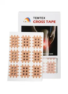 Temtex Cross tape, béžový Rozmery: 2,1 cm x 2,7 cm - 180 ks