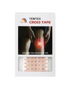 Temtex Cross tape, béžový Rozmery: 2,1 cm x 2,7 cm - 180 ks