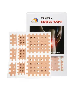 Temtex Cross tape, béžový Rozmery: 2,1 cm x 2,7 cm - 180 ks