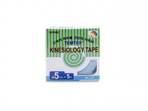 Temtex kinesio tape Classic, modrá tejpovacia páska 5cm x 5m