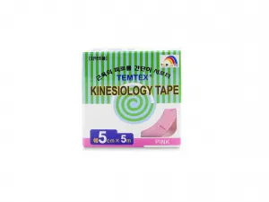 Temtex kinesio tape Classic, ružová tejpovacia páska 5cm x 5m