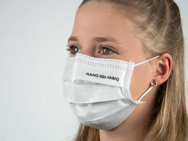 České jednorázové nano rúška Rehabiq s účinnosťou 12 hodín, 50 ks