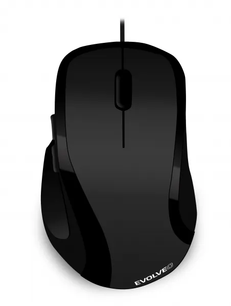 EVOLVEO Laserwire ML-507B, laserová myš, USB, černá