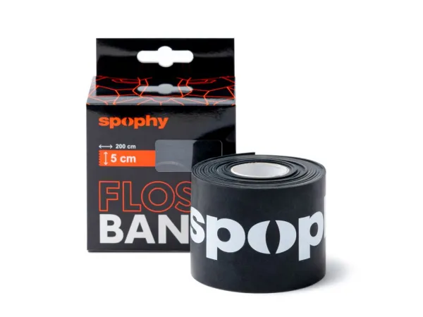 Spophy Flossband čierna 5 cm x 2 m