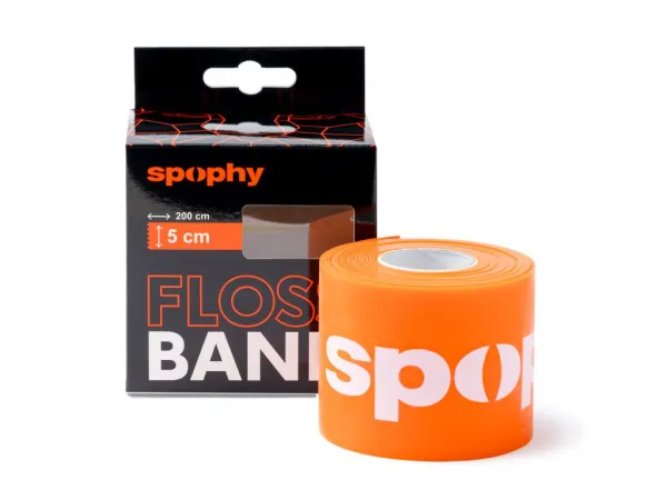 Spophy Flossband oranžová 5 cm x 2 m