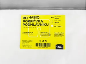 Rehabiq Pokrývka podhlavníka, jednorazová, tvar U, 100 ks